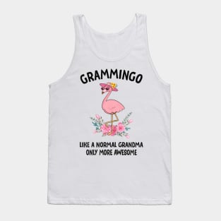 Womens Grammingo Like A Normal Grandma Only More Awesome Tank Top